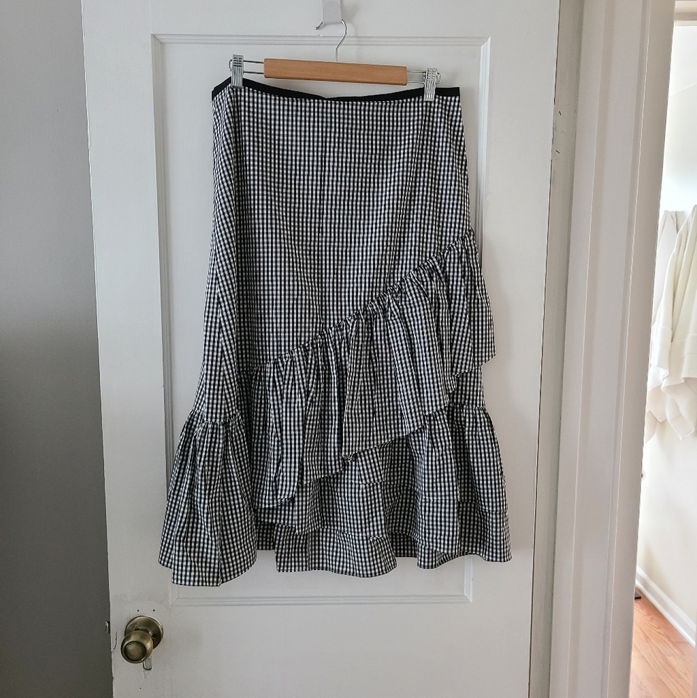 Ann Taylor Gingham skirt